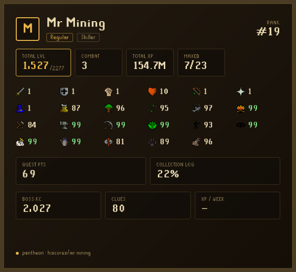 Mr Mining signature preview